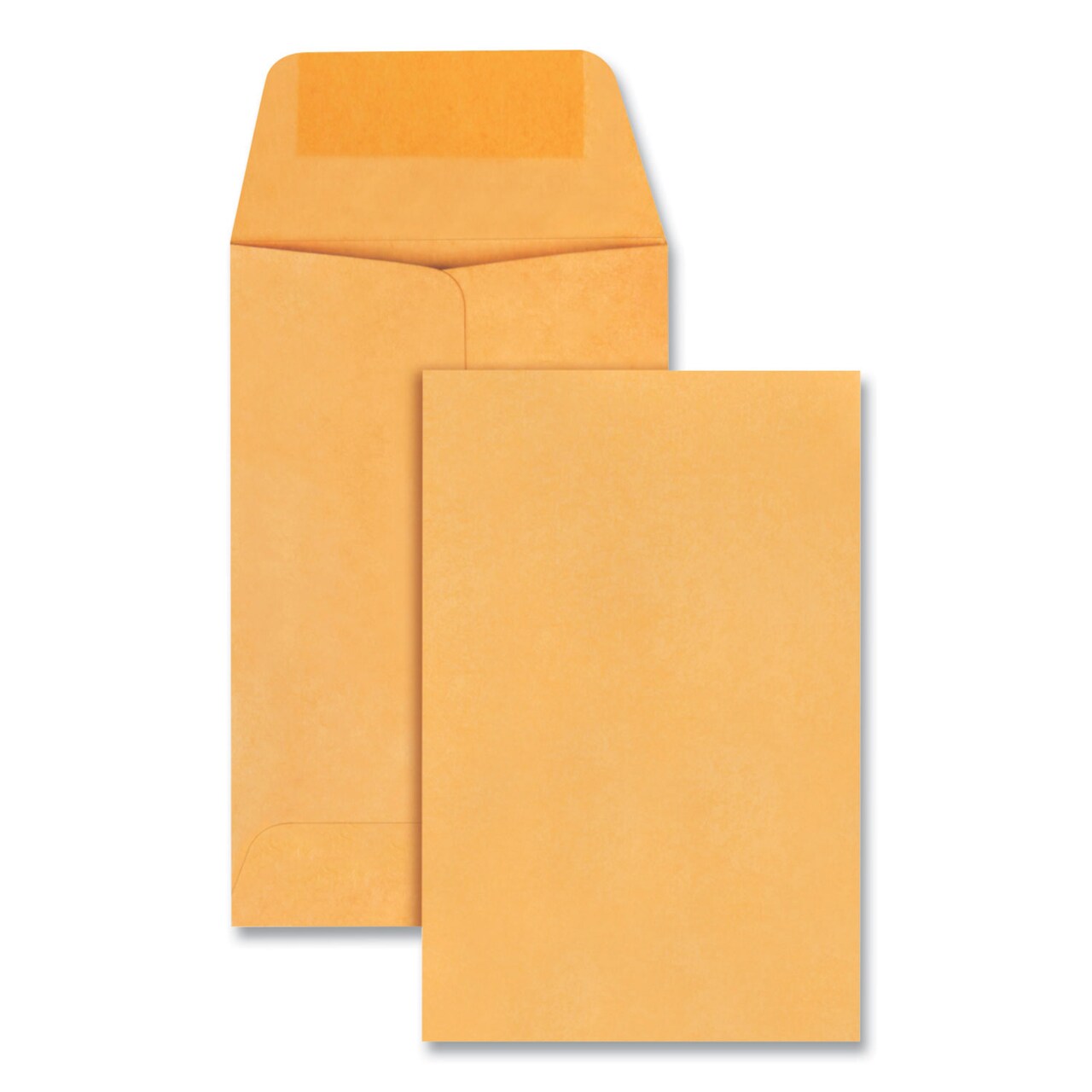 Universal Kraft Coin Envelope, #1, Round Flap, Gummed Closure, 2.25 x 3.5, Light Brown Kraft, 250/Box